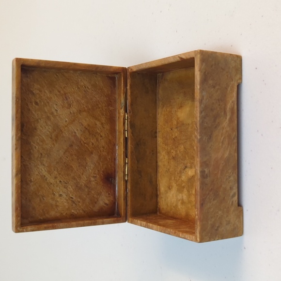 Decorative Inlay Marble Box - Picture 2 of 4